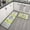 White-3, variant on 2Pcs Kitchen Mats for Floor Nonslip 2 Pieces Wine Mats for Entryway Non Slip Waterproof Standing Kitchen Runner Mats 17\u201dx24\u201d+17\u201dx48\u201d