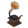 thumbnail image 3 of Dollhouse Phonograph, Fine Structure Resin Alloy Exquisite Details Mini Phonograph Mini 1:12  for Roleplay, 3 of 8