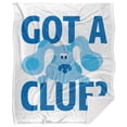 thumbnail image 2 of Blues Clues Blanket, 50"x60" Get A Clue Silky Touch Sherpa Back Super Soft Throw Blanket, 2 of 5
