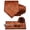 Rust, variant on Men’s Rust Paisley Tie Set, 5PCS Necktie Gift Set with Pocket Square, Cufflinks, Tie Clip & Lapel Pin