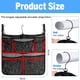 thumbnail image 5 of Bolsa colgante de malla de almacenamiento para piscina al aire libre | Organizador multifuncional para pelotas, juguetes, accesorios | Diseño plegable | Correas y ganchos ajustables | Secado rápido, 5 of 7