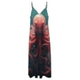 thumbnail image 4 of Octopus in The Mysterious Ocean Fine Art Sleeveless Dress Summer Dress Woman 2025, 4 of 7