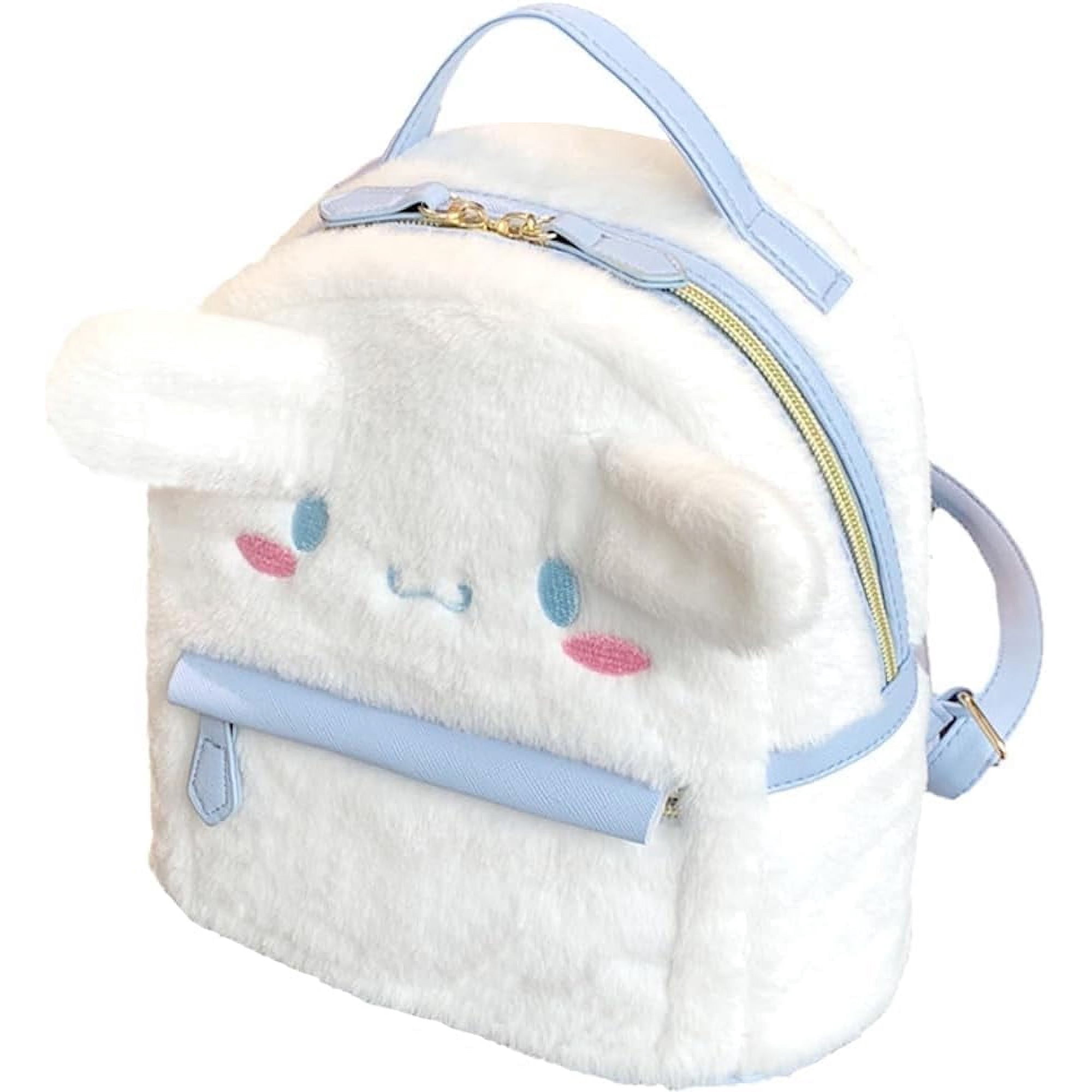 Cute Furry Plush Backpacks Bag Girls Backpacks for Kids Backpack Cinnamoroll Dog Melod Backpack Cute Mini Backpacks Great Gift for Girls and Kids