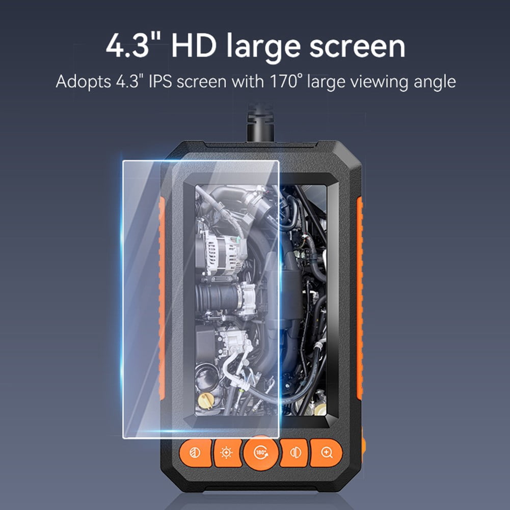 4.3 inch HD 1080P Single Dual Lens Borescope IP67 Sewer Camera with LED