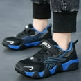 thumbnail image 3 of boys shoes Kids Sneakers quality mesh breathable children's sports blue shoes US size 4.5, 3 of 7