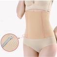 thumbnail image 6 of HAOTAGS Plus Size Women Wrap Waist Belt Body Shaper, Adjustable Compression Slimming Waist Trainer Yoga Support Band Beige L, 6 of 9