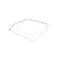 thumbnail image 3 of TK Classics Coussin à dossier haut de 6 po pour pouf en blé, 3 of 3