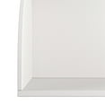 thumbnail image 3 of Yowos Corner Shelf, 5 Tier Modern Bookshelf White Bookcase Wavy Small Storage Wall Rack Stylish Accent for Small Space, Plant Stand, 3 of 9
