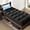Black, variant on Twin Pillow Top Mattress Topper, Plush Feather Down Alternative Mattress Pad, Soft Cooling Bed Mattress Protector
