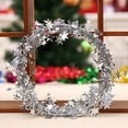 thumbnail image 2 of Bienvenido Decoraciones navideñas Guirnalda de estrellas Oropel Estrellas Brace Adorno navideño alegre Fiesta de bodas Uso festivo (Plata), 2 of 3