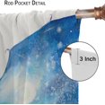 thumbnail image 6 of Dragon Phoenix Blackout Curtains Red Blue Sun Moon Thick Clouds Mythical Animal Fighting Window Treatments for Boys Kids Bedroom Living Room Kitchen 84" W X 84" L, 6 of 6