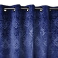 thumbnail image 5 of Grommet Curtain Velvet Embossed Victorian Damask Curtain Panel 54 Inch Wide, 5 of 7