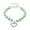 Mint Green, variant on Pearl Adjustable Pet Collar with Chain and Cats Comfortable Secure Training