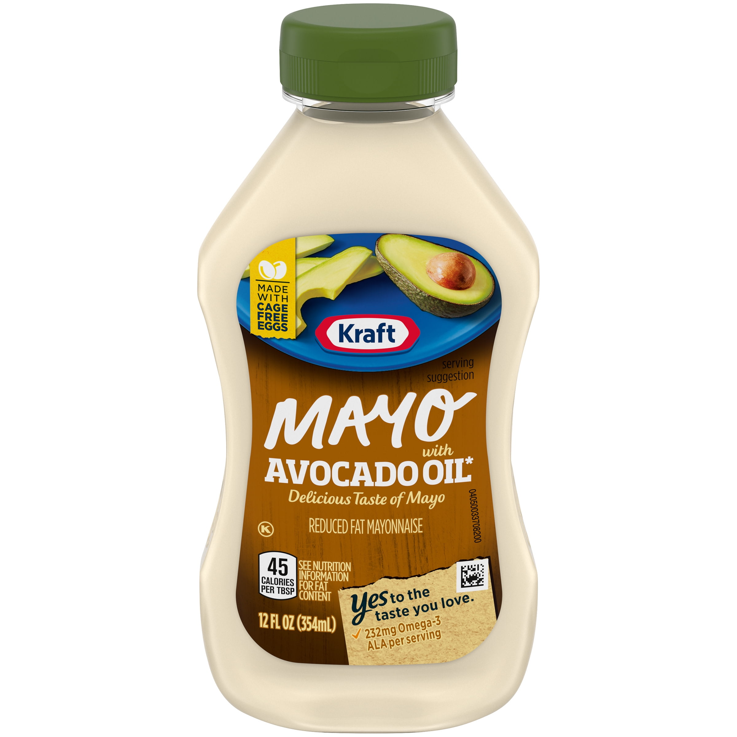 Kraft Avocado Oil Mayonnaise 12 fl oz Squeezable Bottle