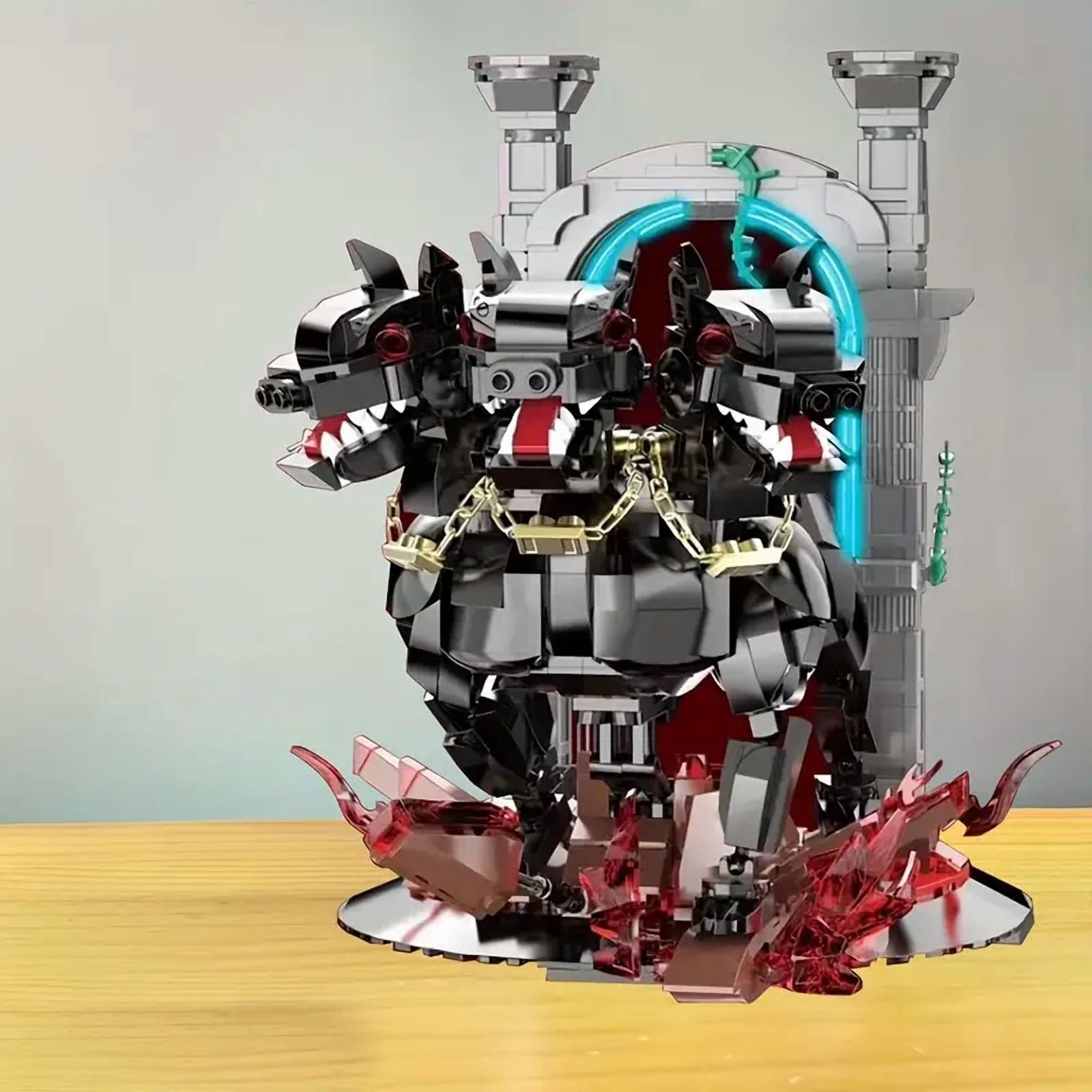 GZBrick Three-Headed Dog Building Sets Compatible with Lego Animal Harry Potter for Adults Boys