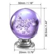 thumbnail image 2 of Uxcell 1.18'' Dia. Pulls Drawer Knobs Aluminum Alloy Purple 2Pcs, 2 of 4