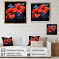 thumbnail image 4 of Designart "Red Hibiscus with Tropical Radiance I" Floral Wall Art - Traditional Pink Hibiscus Bedroom Canvas Wall Art, 4 of 6