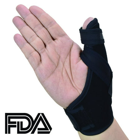 Thumb Spica Splint- Thumb Brace for Arthritis or Soft Tissue Injuries, FDA Approved, Lightweight and Breathable, Stabilizing and not Restrictive, a U.S. Solid