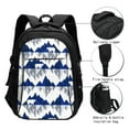 thumbnail image 3 of Fotbe Cartoon Iceberg Polar Bear Mochila con Estampado y Puerto USB para Hombre y Mujer, Mochila Antirrobo, Mochila de Viaje, Mochila Escolar, Mochila Universitaria, 3 of 7