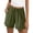 *Green, variant on VBVC Women's Lace Cotton-Linen Shorts,Drawstring Hollowed Out Summer Bottoms For Women,Ladies Lightweight Beach Lounge Shorts with Pockets,Yellow,S-2XL