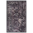 thumbnail image 2 of Non-slip 8x10 Area Rug, Low-pile, Foldable For Living Room, Bedroom, Dining Room - Black/burgundy Washable Rug 8x10, Non-shedding, Low-pile Burgundy/black, 2 of 2
