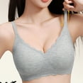 thumbnail image 3 of Yotami Womens Lounge Bras Casual Support Bra for Outdoor Push Up Seamless Wireless Bra, 40A, Gray, 3 of 3