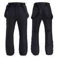 thumbnail image 1 of Pantalones de esquí de una sola tabla, pantalones de esquí de doble tabla, pantalones de esquí con correa gruesa y cálidos para hombres y mujeres, 1 of 4