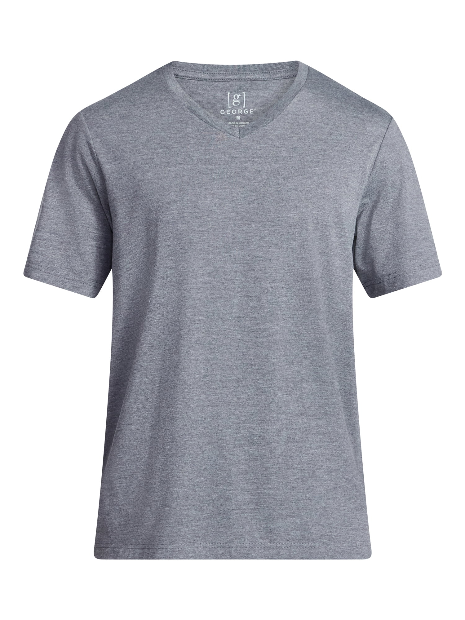 George Men's & Big Men's Relaxed Fit Short Sleeve V-Neck Tee, Sizes S-3XL