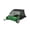 Green, variant on Heavy Duty 42-Inch Tow Behind Lawn Sweeper – 14 cu.ft. Carbon Steel Yard Collector – Adjustable Brush Height, Dumping Rope, All-purpose Hitch – Fits Riding Mowers & Tractors – Black