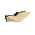 thumbnail image 5 of BLISSFUL STEP Women's Pointed Toe Stiletto Heels Slide Mules Leopard 9.5, 5 of 7
