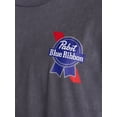 thumbnail image 4 of Pabst Blue Ribbon Men's and Big Men's Halloween Front and Back Graphic Tee, Sizes S-3XL, 4 of 5