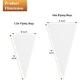 thumbnail image 2 of 50pcs 12 Inch and 50pcs 16 Inch Disposable Piping Bags, Anti Burst Icing Bags for Cream Frosting, Cakes and Cookies Decoration, 2 of 7