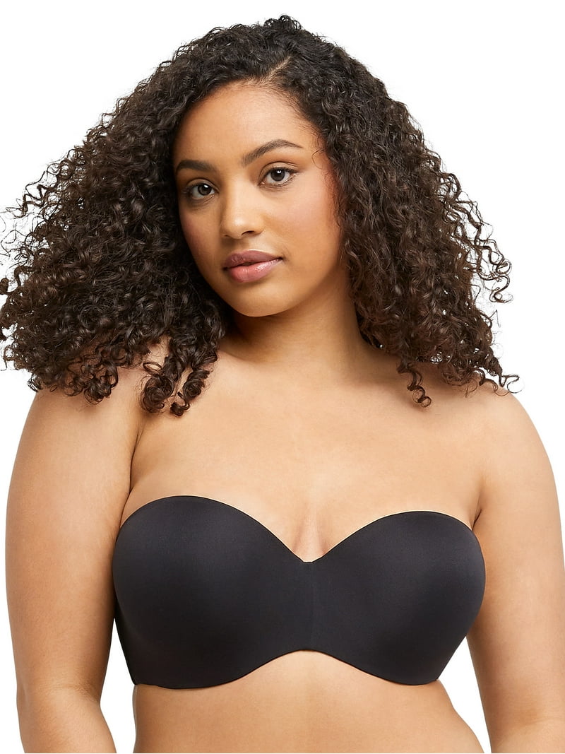 Cyell voorgevormde strapless bandeau bikinitop zwart | wehkamp