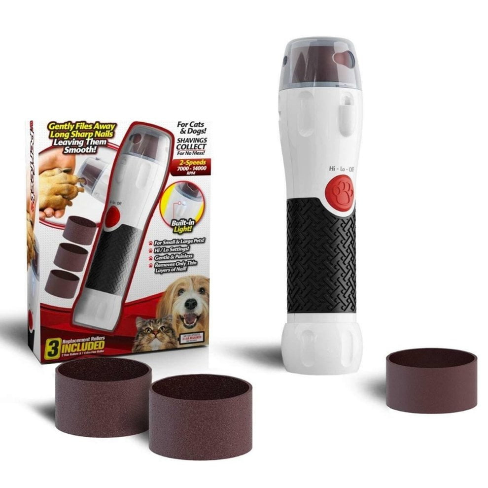 Paw perfect Pet Nail Groomer Rotating File for Dogs & Cats Pawperfect