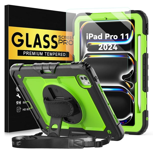 Funda BLOSOMEET para iPad Pro 11" 2024 M4 con cristal
