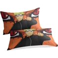 thumbnail image 2 of Naruto Duvet Cover Anime Characters Print Design Soft Microfiber Bedding Set With Zipper Children Teens Adult Double, 2 of 5