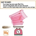 thumbnail image 6 of WuPing 5 Pcs Pink Mesh Zipper Pouches, Lightweight Nylon File Folders File Organizer Bags (A4 A5 A6), 6 of 6