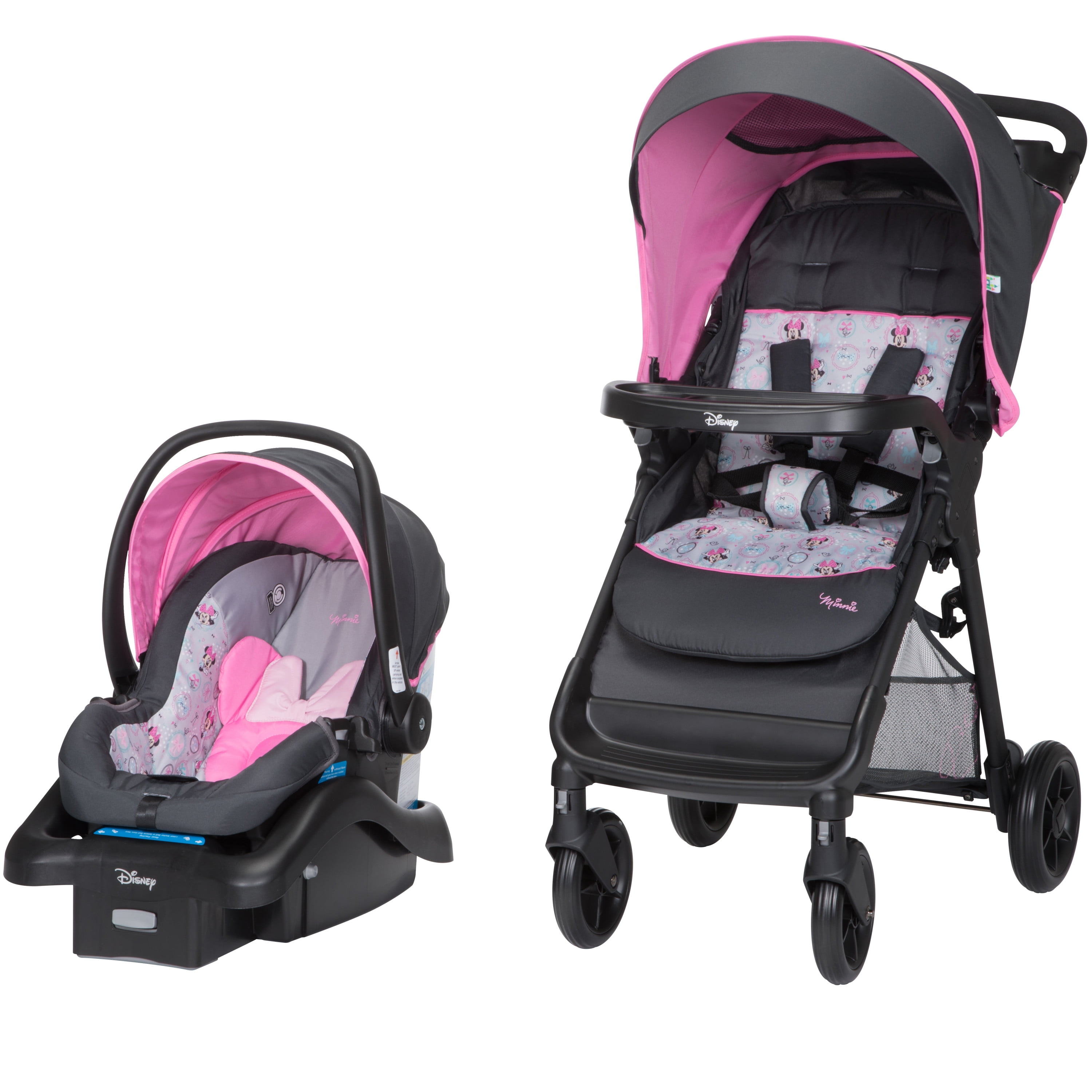 minnie mouse smooth ride travel system