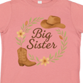 thumbnail image 4 of Inktastic Big Sister Cowgirl Boys or Girls Toddler T-Shirt, 4 of 5