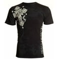 thumbnail image 2 of ARCHAIC by AFFLICTION Black FATAL COURSE Short Sleeve Slim Fit Y2K T-shirt NWT, 2 of 9