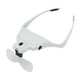 thumbnail image 3 of Lupa para diadema, estructura de casco, 5 lentes ópticas de aumento, lupa electrónica ergonómica de 2 LED para lectura, 3 of 12