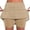 Khaki, variant on Hurxie Flowy Athletic Shorts for Women Workout Running Gym Yoga High Waist with Pockets Sweat Skorts Casual Summer Clothes Green,4XL