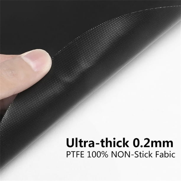 Alfombrilla para hornear mate para parrilla de barbacoa redonda antiadherente reutilizable de 40cm, accesorios imprescindibles para barbacoa, alfombrillas para parrilla para una fácil limpieza, 2 uds.