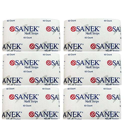 Salon Barber Hair Stylist Graham SANEK 6 Packs of 60 Neck Strips SD-40006