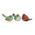 thumbnail image 5 of 7"W, 6"H Multi Colored Polystone Bird Sculpture, by DecMode (3 Count), 5 of 15