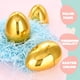 thumbnail image 3 of Huevos de Pascua dorados gigantes JOYIN, 6 pulgadas, metálicos, 12 unidades, 3 of 8