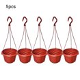 thumbnail image 4 of Cateissary Cesta colgante de 5 paquetes/lote para ahorro de agua y resistencia a la sequía para una amplia aplicación Jardín y Patio conjunto rojo, 4 of 6