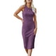 thumbnail image 1 of Vestido PRETTYGARDEN 2025 Midi Ajustado sin Mangas Morado XL, 1 of 5