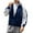 Navy, variant on Men's Hoodies Pullover Casual Solid Color Sports Outwear Sweatshirts