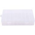 thumbnail image 1 of Boîte de Rangement Compartimentée pour Artisanat, Organisateur de Perles Transparent Ajustable pour Fabrication de Bijoux, 24 Compartiments, 1 of 5
